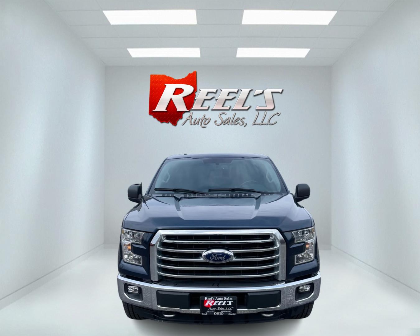 2016 Blue /Gray Ford F-150 XLT SuperCrew 5.5-ft. Bed 4WD (1FTEW1EG9GF) with an 3.5L V6 DOHC 24V TWIN TURBO engine, Automatic transmission, located at 547 E. Main St., Orwell, OH, 44076, (440) 437-5893, 41.535435, -80.847855 - Photo#1